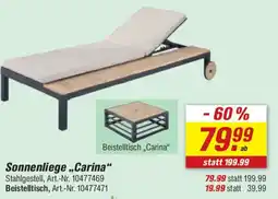 toom Baumarkt Sonnenliege „Carina“ Angebot