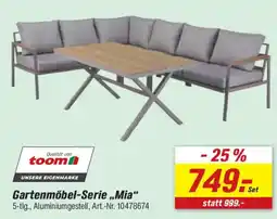 toom Baumarkt Gartenmöbel-Serie „Mia“ Angebot