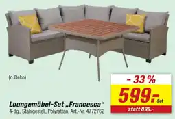 toom Baumarkt Loungemöbel-Set „Francesca“ Angebot
