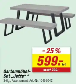 toom Baumarkt Gartenmöbel-Set „Jette“ Angebot