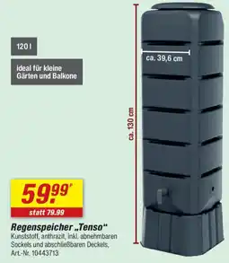 toom Baumarkt Regenspeicher "Tenso" Angebot