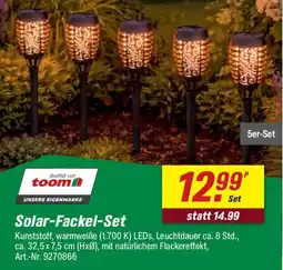 toom Baumarkt Solar-Fackel-Set Angebot