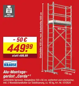 toom Baumarkt KRAUSE Alu-Montage-gerüst „Corda“ Angebot