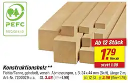 toom Baumarkt Konstruktionsholz** Angebot