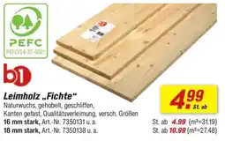 toom Baumarkt Leimholz „Fichte“ Angebot