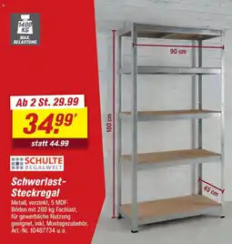 toom Baumarkt Schulte Schwerlast-Steckregal Angebot
