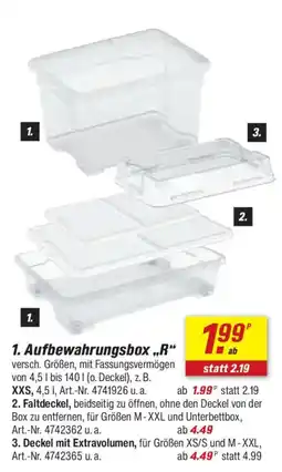 toom Baumarkt Aufbewahrungsbox „R“ Angebot