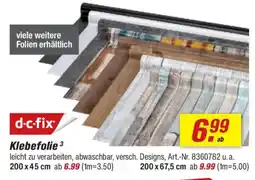 toom Baumarkt d-c-fix Klebefolie Angebot