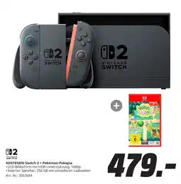 MediaMarkt NINTENDO Switch 2 + Pokémon Pokopia Angebot