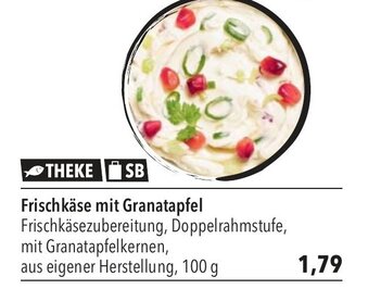 CITTI Markt Theke Frischkäse mit Granatapfel Angebot