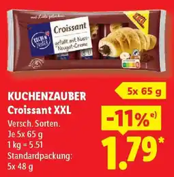 Lidl KUCHENZAUBER Croissant XXL Angebot