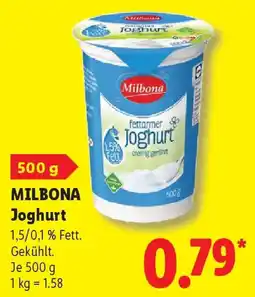 Lidl MILBONA Joghurt Angebot