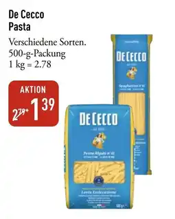Galeria Markthalle De Cecco Pasta Angebot