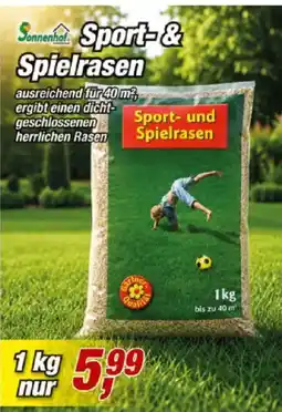 Posten Börse Sonnenhof Sport- & Spielrasen Angebot