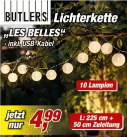 Posten Börse BUTLERS Lichterkette "LES BELLES" Angebot