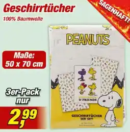 Posten Börse Geschirrtücher PEANUTS Angebot