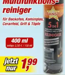 Posten Börse CLEANSTAR Multifunktions-reiniger Angebot