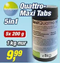 Posten Börse Bestpool Quattro-Maxi Tabs Angebot