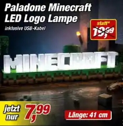 Posten Börse Paladone Minecraft LED Logo Lampe Angebot