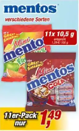 Posten Börse Mini Mentos Angebot