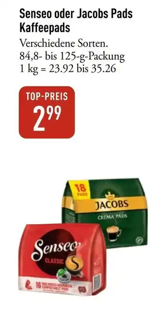 Senseo oder Jacobs Pads Kaffee