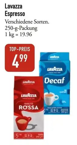 Galeria Markthalle Lavazza Espresso Angebot
