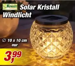 Posten Börse KYNAST Solar Kristall Windlicht Angebot