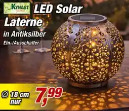 Posten Börse KYNAST LED Solar Laterne in Antiksilber Angebot