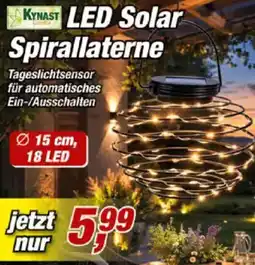 Posten Börse KYNAST LED Solar Spirallaterne Angebot