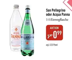 Galeria Markthalle San Pellegrino oder Acqua Panna Angebot