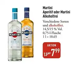 Galeria Markthalle Martini Aperitif oder Martini Alkoholfrei Angebot