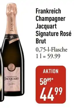 Galeria Markthalle Frankreich Champagner Jacquart Signature Rosé Brut Angebot