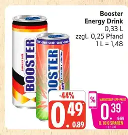 Marktkauf Booster energy drink Angebot