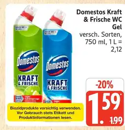 Marktkauf Domestos kraft & frische wc gel Angebot