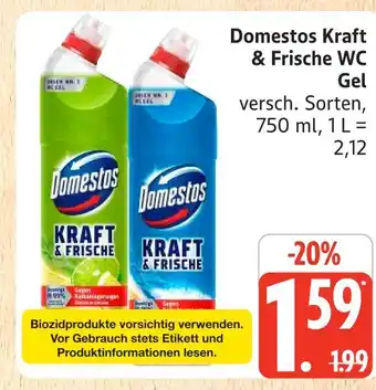 Marktkauf Domestos kraft & frische wc gel Angebot