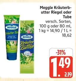 Marktkauf Meggle kräuterbutter riegel Angebot