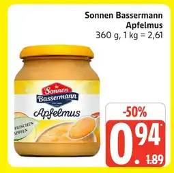 Marktkauf Sonnen bassermann apfelmus Angebot