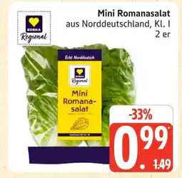 Marktkauf Edeka regional mini romasalat Angebot