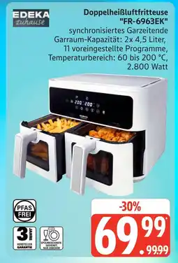 Marktkauf Edeka zuhause doppelheißluftfritteuse fr-6963ek Angebot