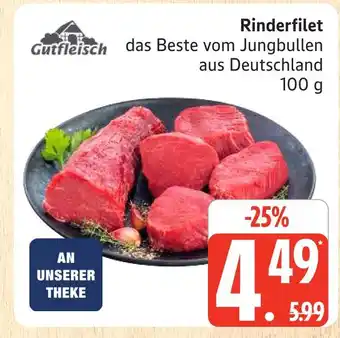 Marktkauf Gutfleisch rinderfilet Angebot