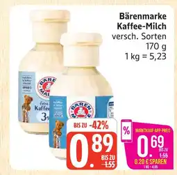 Marktkauf Bärenmarke kaffee-milch Angebot