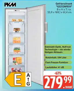 Marktkauf Pkm gefrierschrank Angebot