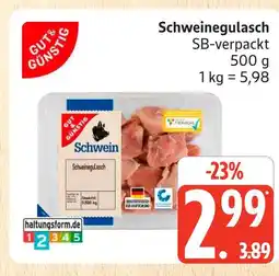 Marktkauf Schweinegulasch Angebot