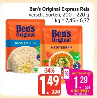 Marktkauf Ben's original express reis Angebot