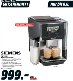MediaMarkt Siemens tq723e03 kaffeevollautomat Angebot