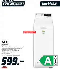 MediaMarkt Aeg ltr6a60370 toplader Angebot