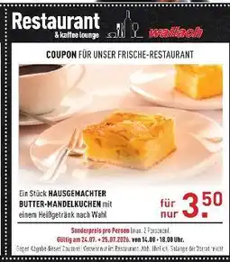 Möbel Wallach Hausgemachter butter-mandelkuchen Angebot