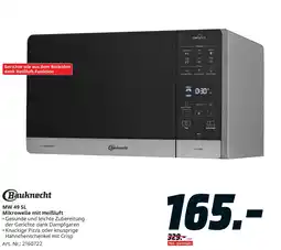 MediaMarkt Bauknecht mw 49 sl mikrowelle mit heißluft Angebot