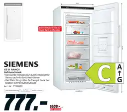 MediaMarkt Siemens gs 51 nawcv gefrierschrank Angebot