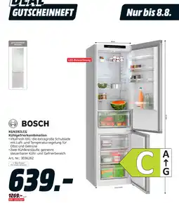 MediaMarkt Bosch kühlgefrierkombination Angebot